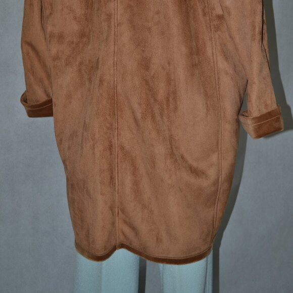 OUTDOOOR  ELEMENTS RUST FOUR BUTTON SUEDE COAT  ? ( SEE DESCRIPTION ) - Picture 7 of 7